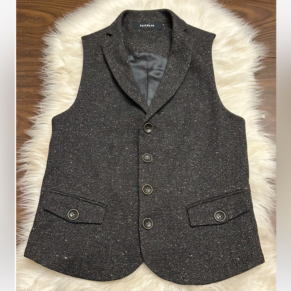 BESPOKEN Y2K 90’s Style Button Down Vest